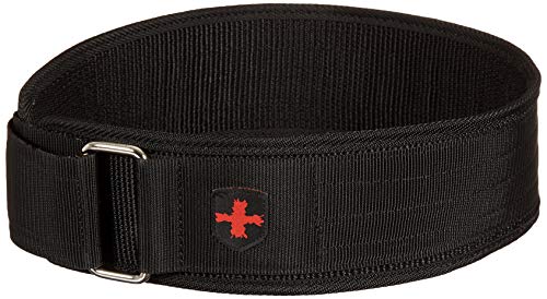 Harbinger 360890 4-Inch Nylon Weightlifting Belt, Medium,Black