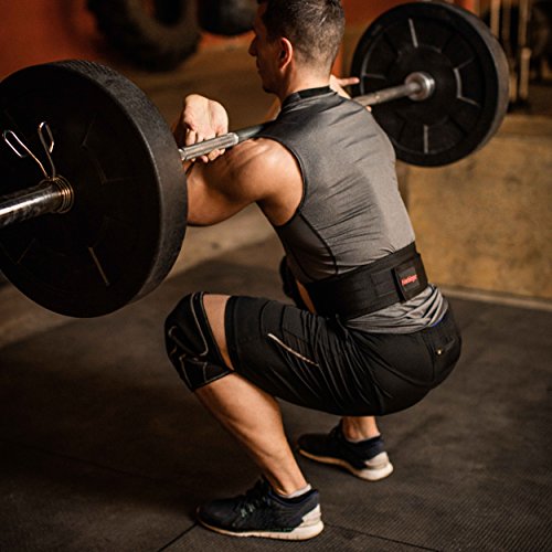 Harbinger 360890 4-Inch Nylon Weightlifting Belt, Medium,Black