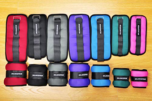 BalanceFrom Go Fit Fully Adjustable Ankle Wrist Arm Leg Weights