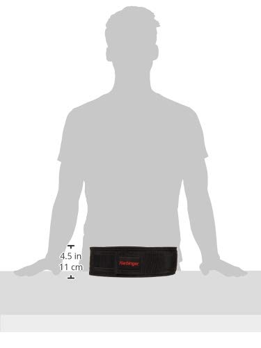 Harbinger 360890 4-Inch Nylon Weightlifting Belt, Medium,Black