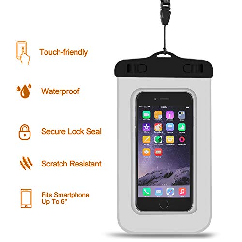 Unigear Dry Bag Waterproof, Floating and Lightweight Bags for Kayaking, Boating, Fishing, Swimming and Camping with Waterproof Phone Case