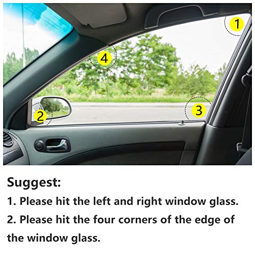 MOTORBUDDY 2-Pack Car Safety Hammer, Auto Emergency Escape Hammer with Window Breaker and Seat Belt Cutter, Striking Red Emergency Escape Tool for Car Accidents