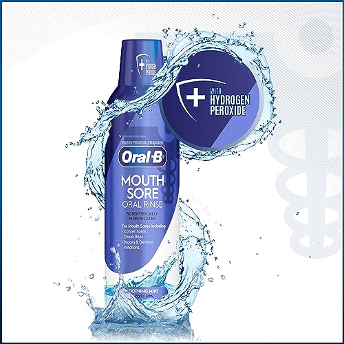 Oral-B Mouth Sore Mouthwash Special Care Oral Rinse, 16 fl oz