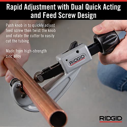 Ridgid 151 1/4" to 1-5/8" Quick Acting Tubing Cutter, Small