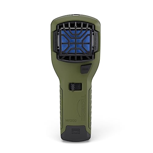 Thermacell MR300 Portable Mosquito Repeller, Green; Effective Mosquito Repellent; Includes 12 Hours of Refills; No Spray, No DEET, No Open Flame; Scent-Free Bug Spray Alternative