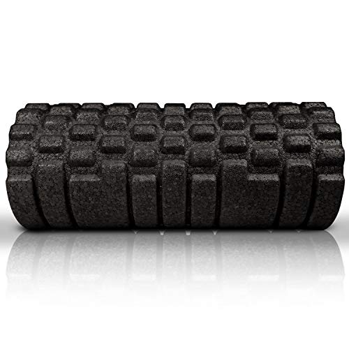 THE ORIGINAL BODY ROLLER - High Density Foam Roller Massager for Deep Tissue Massage of TheÂ Back and Leg Muscles - Self Myofascial Release of Painful Trigger Point Muscle Adhesions - 13" Black