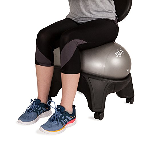 JFIT Ergonomic Comfort/Stability Balance Ball Fitness Chair