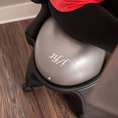 JFIT Ergonomic Comfort/Stability Balance Ball Fitness Chair