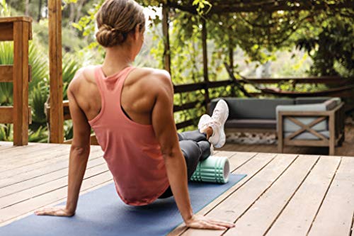 TriggerPoint GRID Foam Roller for Exercise, Deep Tissue Massage and Muscle Recovery, Original (13-Inch), Mint