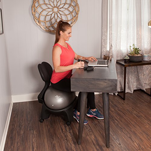 JFIT Ergonomic Comfort/Stability Balance Ball Fitness Chair