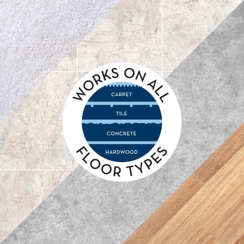 S&T INC. Heavy Duty Rubber Door Stopper for Residential and Commercial Use, Black, 4.8 in. x 2.2 in. x 1.3 in, 4 Pack