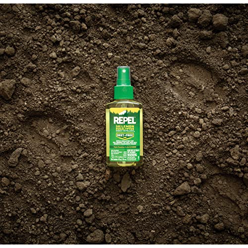 Repel 94109 HG-94109 Lemon Eucalyptus Natural Insect, 4-Ounce Pump Spray, 1 pack, Yellow