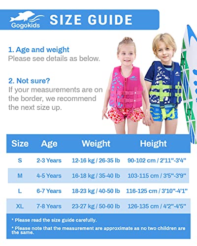 Kids Swim Vest Folat Jacket - Boys Girls Floation Swimsuit Buoyancy Swimwear