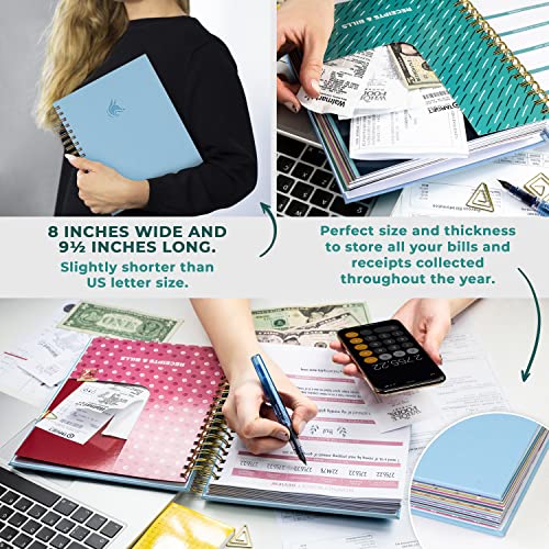 Clever Fox Budget Planner & Monthly Bill Organizer with Pockets. Expense Tracker Notebook, Budgeting Journal and Financial Planner Budget Book to Control Your Money. Large Size (8" x 9.5") â Lavender