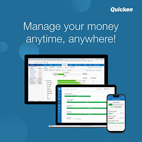 Quicken Deluxe Personal Finance â Manage your money and save â 1-Year Subscription (Windows/Mac)