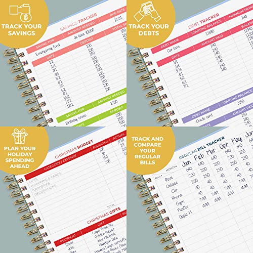 Clever Fox Budget Planner & Monthly Bill Organizer with Pockets. Expense Tracker Notebook, Budgeting Journal and Financial Planner Budget Book to Control Your Money. Large Size (8" x 9.5") â Lavender