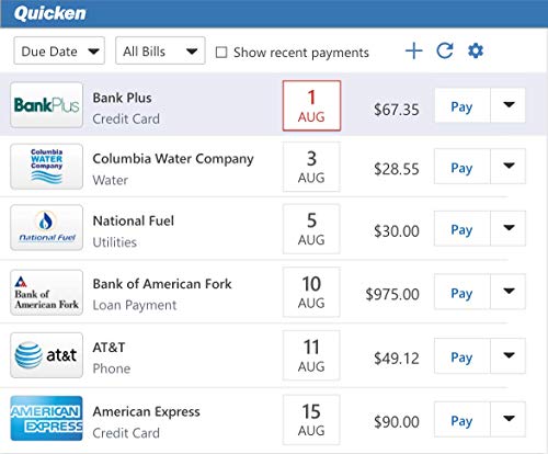 Quicken Home & Business Personal Finance-Track personal and business transactions all in one placeâ 1Year Subscription (Windows)