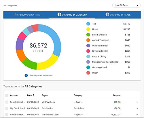 Quicken Deluxe Personal Finance â Manage your money and save â 1-Year Subscription (Windows/Mac)