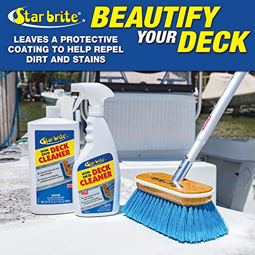 STAR BRITE Non-Skid Deck Cleaner & Protectant - Wash Grime out of Non-Slip Surfaces & Protect from Future Stains - 1 GAL (085900N)