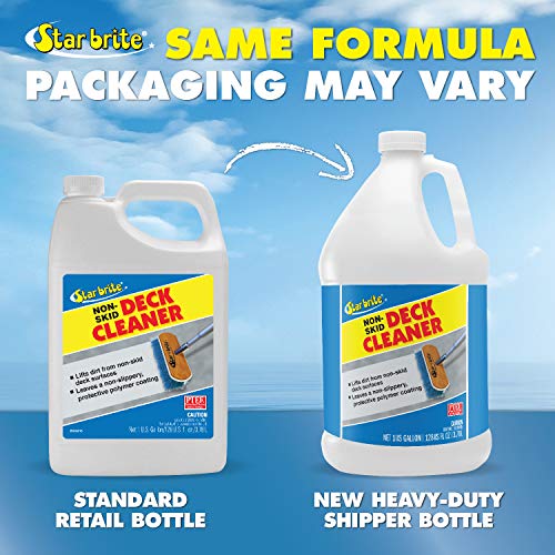 STAR BRITE Non-Skid Deck Cleaner & Protectant - Wash Grime out of Non-Slip Surfaces & Protect from Future Stains - 1 GAL (085900N)