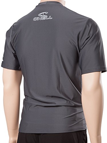 O'Neill Men's Basic Skins Slim Fit Rash Tee S Graphite (3402IS)