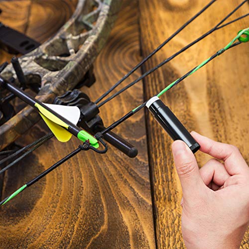 5 Pieces Bow String Wax Strings Protective Rail Lube Waterproof Archery Bowstring Wax Crossbow Recurve Compound Bow Wax for Outdoor, Reduce Friction and Prevent Fraying