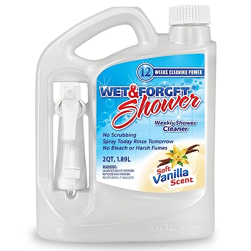 Wet & Forget Shower Cleaner Weekly Application Requires No Scrubbing, Bleach-Free Formula, 64 Ounce (Pack of 1)