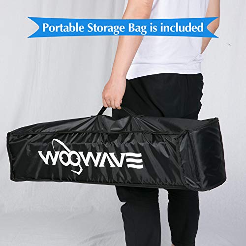 WOOWAVE Kayak Roof Rack Pads Universal Car Roof Rack Soft Premium Surf Crossbars Cross Bars for Surfboard SUP Paddleboard with 2 Waterproof Tie Down Straps and Portable Storage Bag, 33in Long (Pair)