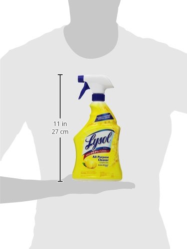Lysol All-Purpose Cleaner, Sanitizing and Disinfecting Spray, To Clean and Deodorize, Lemon Breeze Scent, 32oz