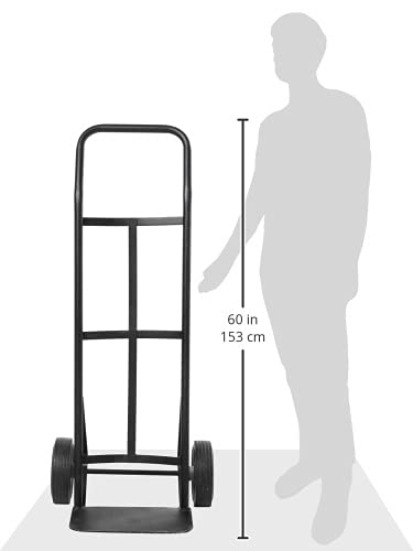 Safco Products Tuff Truck Continuous Handle Hand Truck, 400 lbs. Capacity, Continuous Flow Back Handle