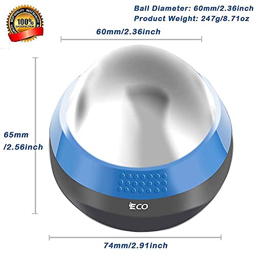 iECO Cryosphere Cold Massage Roller Ball - Massage Ball for Cold & Heat Relief, Myofascial Release, Trigger Point Therapy, Muscle Knots - Deep Tissue Ice Massager