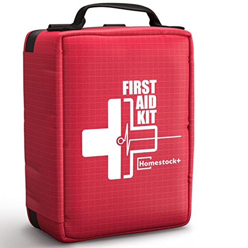 Professional First Aid Kit, Trauma Kit with Labelled Compartments Molle System for Car, Hiking, Backpacking, Camping, Traveling, and Cycling
