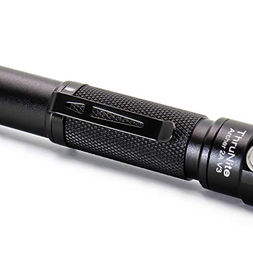 ThruNite LED Flashlight Archer 2A V3 500 Lumens CREE Portable EDC AA Flashlight with Lanyard, IPX8 Water-Resistant Dual Switch Outdoor Flash Light for Hiking, Camping, Everyday Use - CW