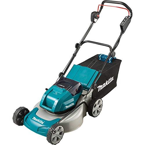 Makita XML03CM1 36V (18V X2) LXTÂ® Brushless 18" Lawn Mower Kit with 4 Batteries