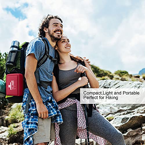 Professional First Aid Kit, Trauma Kit with Labelled Compartments Molle System for Car, Hiking, Backpacking, Camping, Traveling, and Cycling