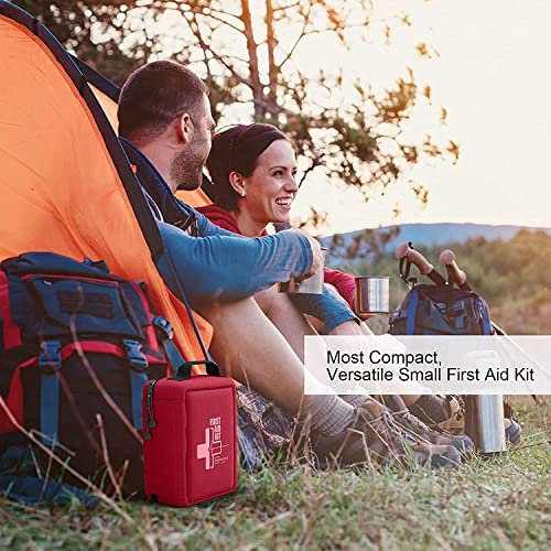 Professional First Aid Kit, Trauma Kit with Labelled Compartments Molle System for Car, Hiking, Backpacking, Camping, Traveling, and Cycling