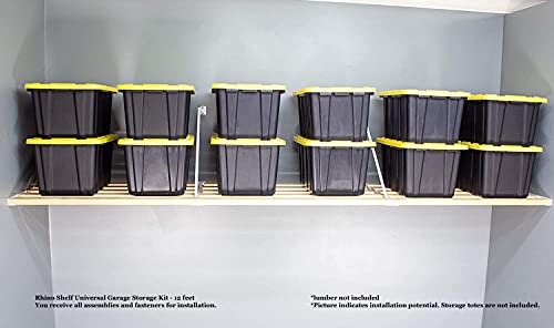 Rhino Shelf Universal Garage Storage Kit - 12 feet