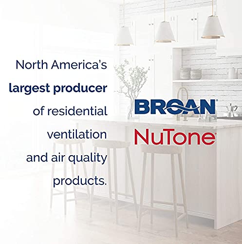 BROAN NuTone 678 Ventilation Fan and Light Combo for Bathroom and Home, 100 Watts, 50 CFM