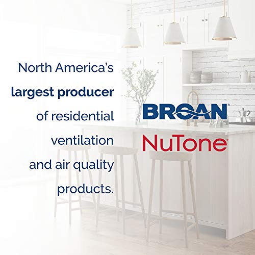 BROAN NuTone 678 Ventilation Fan and Light Combo for Bathroom and Home, 100 Watts, 50 CFM