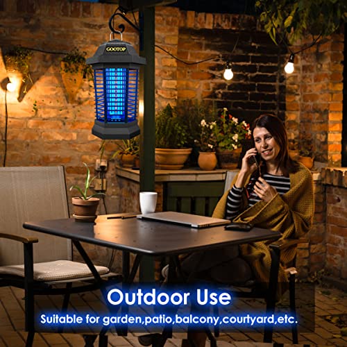 GOOTOP Mosquito Zapper Outdoor, Bug Zapper Outdoor Electric, Insect Fly Traps, Fly Zapper, Mosquito Killer for Patio, Need to be Plugged in