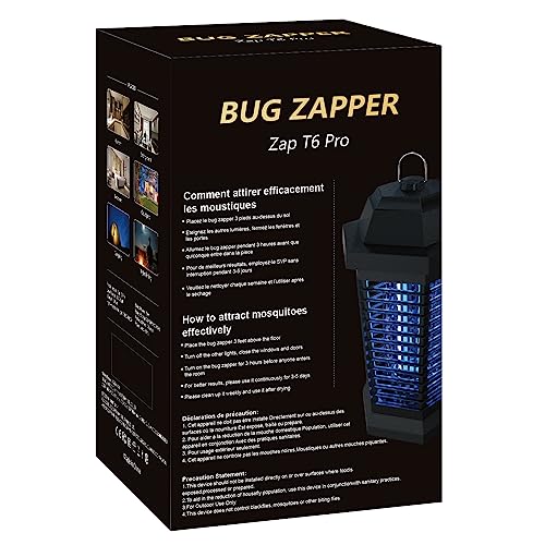 GOOTOP Mosquito Zapper Outdoor, Bug Zapper Outdoor Electric, Insect Fly Traps, Fly Zapper, Mosquito Killer for Patio, Need to be Plugged in