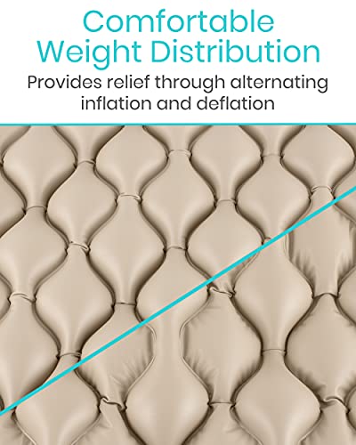 Vive Alternating Pressure Pad, Includes Mattress Pad and Electric Pump System