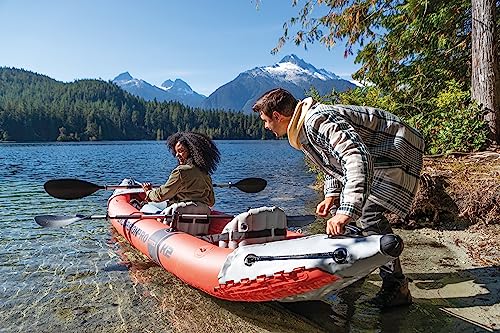 Intex Excursion Pro Kayak, Professional Series Inflatable Fishing Kayak, K2: 2-Person, Red