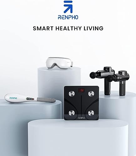 RENPHO Active Massage Gun Deep Tissue Muscle, 2022 Upgrade Powerful Portable Gun Massage Percussion Massager Gun for Athletes, Electric Back Massagers, Handheld Body Massager Gun Fathers Women Gifts