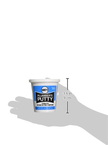 WM Harvey 043010 43010 Professional Grade Plumber's Putty, 14 oz, Off- White