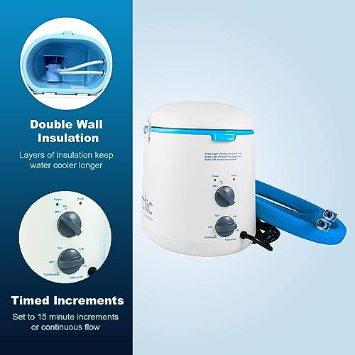 Cryotherapy - Circulating Personal Cold Water Therapy Ice Machine by Arctic Ice âwith Universal Pad for Knee, Elbow, Shoulder, Back Pain, Swelling, Sprains, Inflammation, Injuries, Post Surgery Care