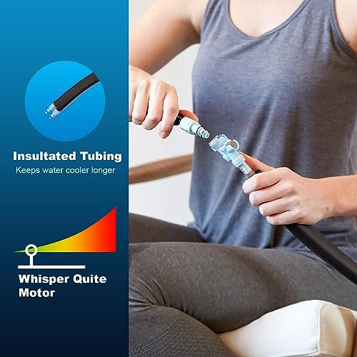 Cryotherapy - Circulating Personal Cold Water Therapy Ice Machine by Arctic Ice âwith Universal Pad for Knee, Elbow, Shoulder, Back Pain, Swelling, Sprains, Inflammation, Injuries, Post Surgery Care