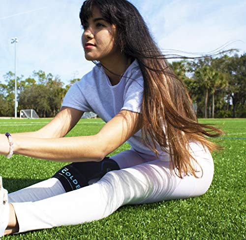 The Coldest Knee Ice Pack Wrap, Hot and Cold Therapy - Reusable Compression Best for Meniscus Tear, Injury Recovery, Bursitis Pain Recovery, Sprains, Swelling and Rheumatoid Arthritis (Knee Ice Pack)