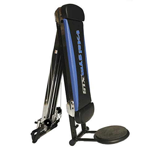 Total Gym XLS Men's and Women's Universal Total Body Home Gym Workout Machine with Ab Crunch Bench, Wing Attachment, Exercise Chart, and Training Deck