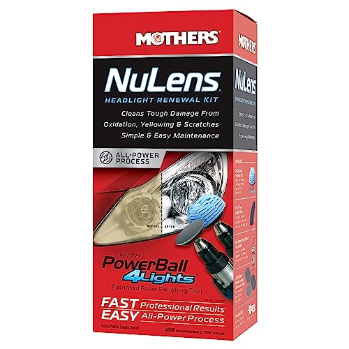 Mothers 07251 NuLens Headlight Renewal Kit, 8 fl. oz.